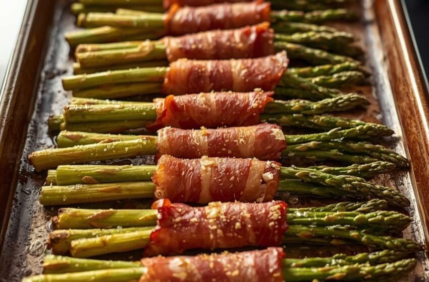 Smoky Keto Bacon Asparagus Skewers