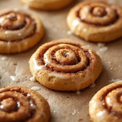 Soft Cinnamon Swirl Cookies