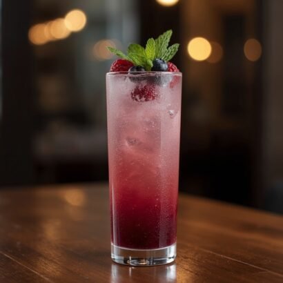 Sparkling Berry Blast Spritzer Mocktail for Every Celebration