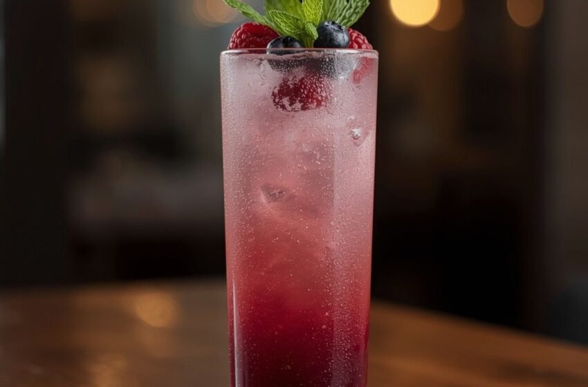 Sparkling Berry Blast Spritzer Mocktail for Every Celebration