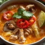 Thai coconut chicken soup