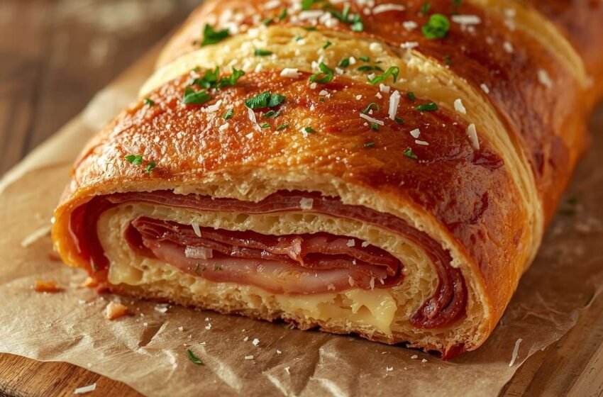 Ultimate Cheesy Baked Italian Stromboli