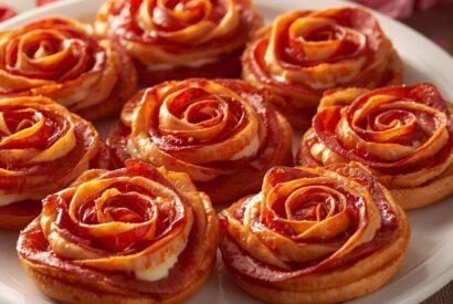 Thumbnail for Homemade Pizza Roses for Valentine’s Day