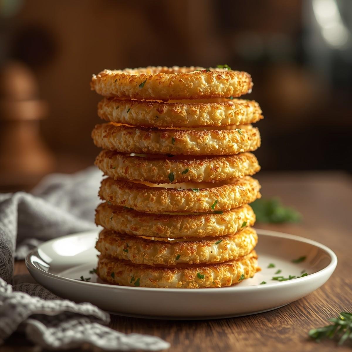 Viral Keto Parmesan Onion Rings