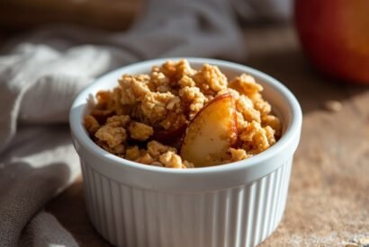 Thumbnail for Healthy High-Protein Apple Crisp