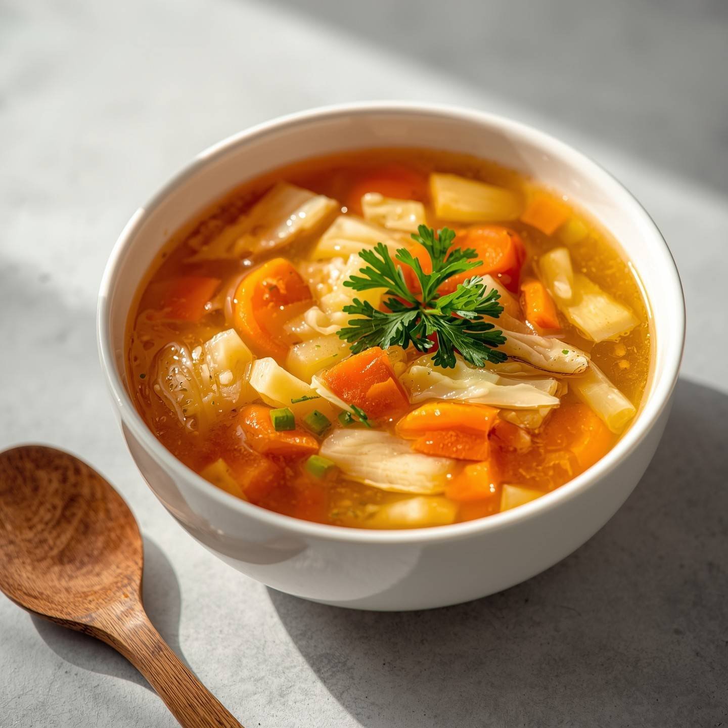 cabbage soup with carrots