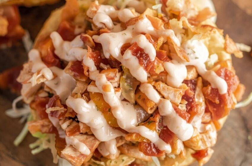 chopped chicken bacon ranch sandwich