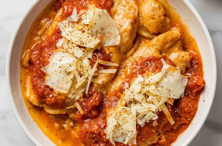 cottage cheese chicken parmesan