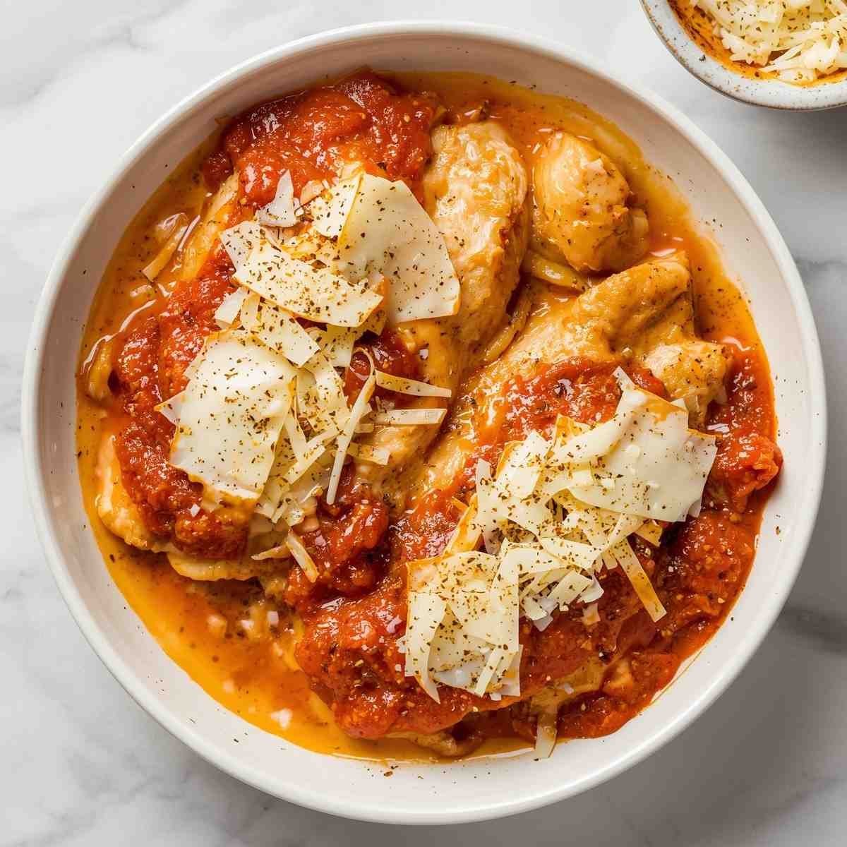 cottage cheese chicken parmesan
