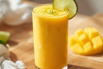 Thumbnail for Mango lime cottage cheese mousse