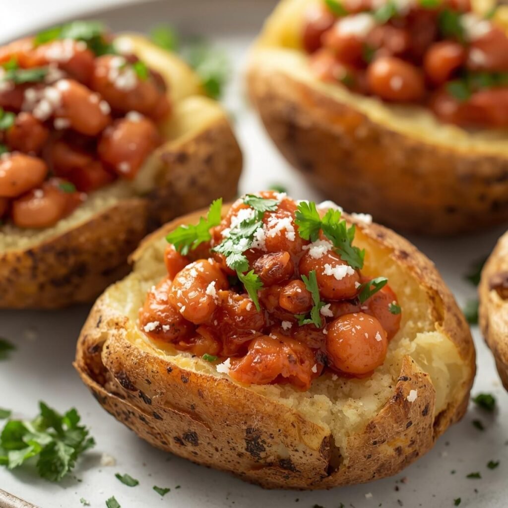 baked jacket potatoes