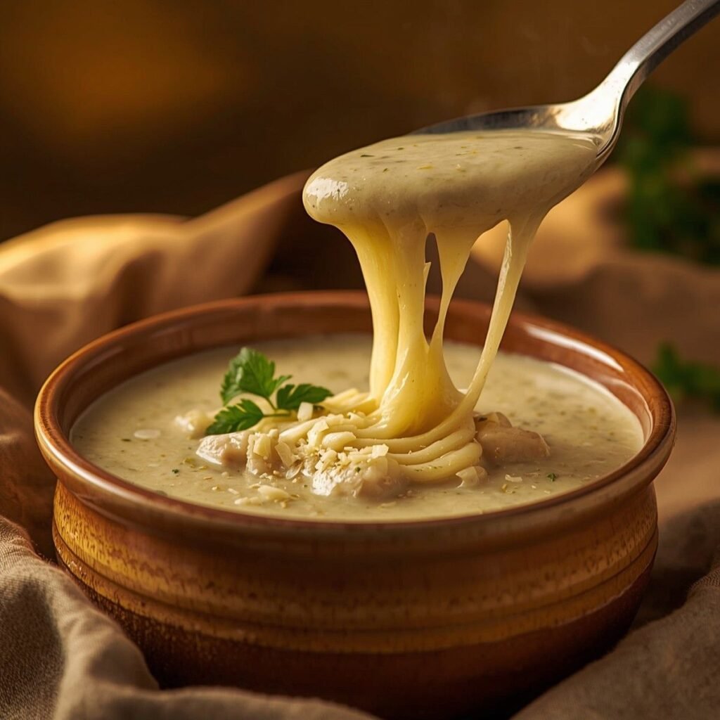 garlic parmesan chicken soup