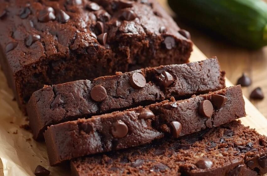 gluten-free chocolate zucchini bread loaf