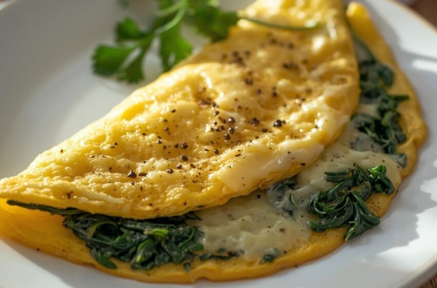 golden egg omelette