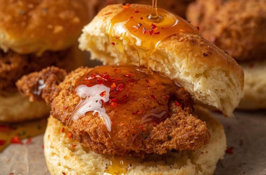 golden flaky buttermilk biscuits split open