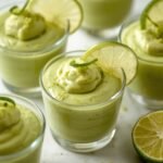 green avocado lime mousse