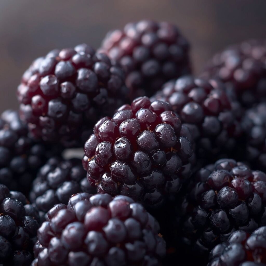 ripe blackberries
