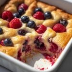 triple berry protein bake