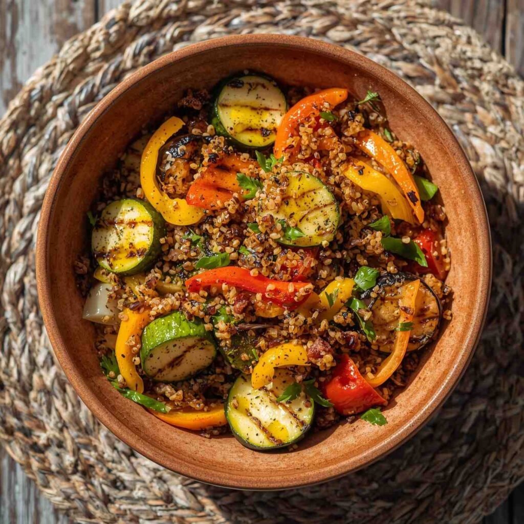 Grilled Vegetable Quinoa Salad