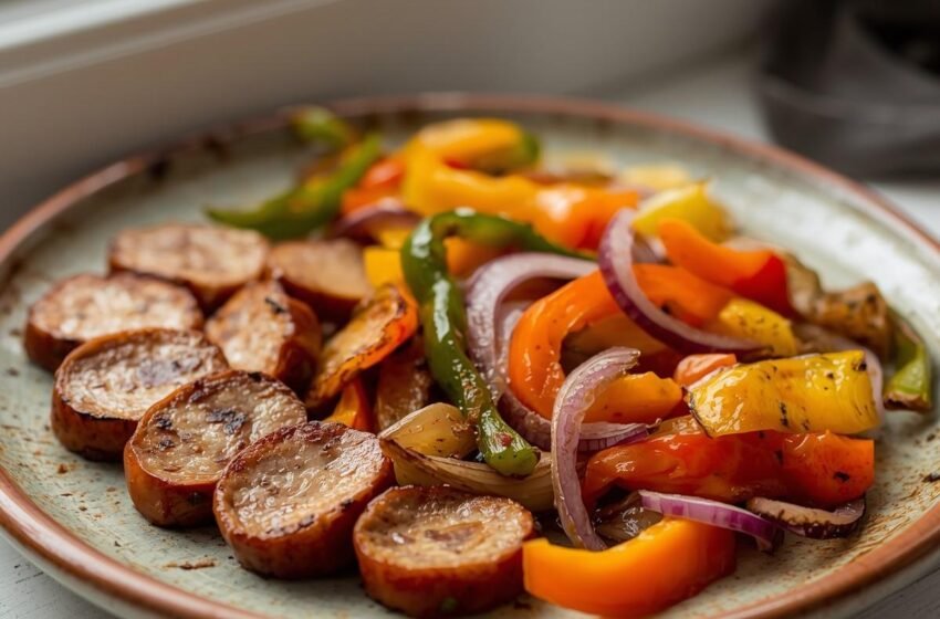 Air Fryer Sausage & Peppers