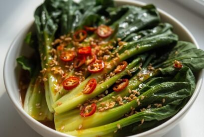 Thumbnail for Bok Choy with Ginger Chili Sauce – Flavorful Stir-Fry