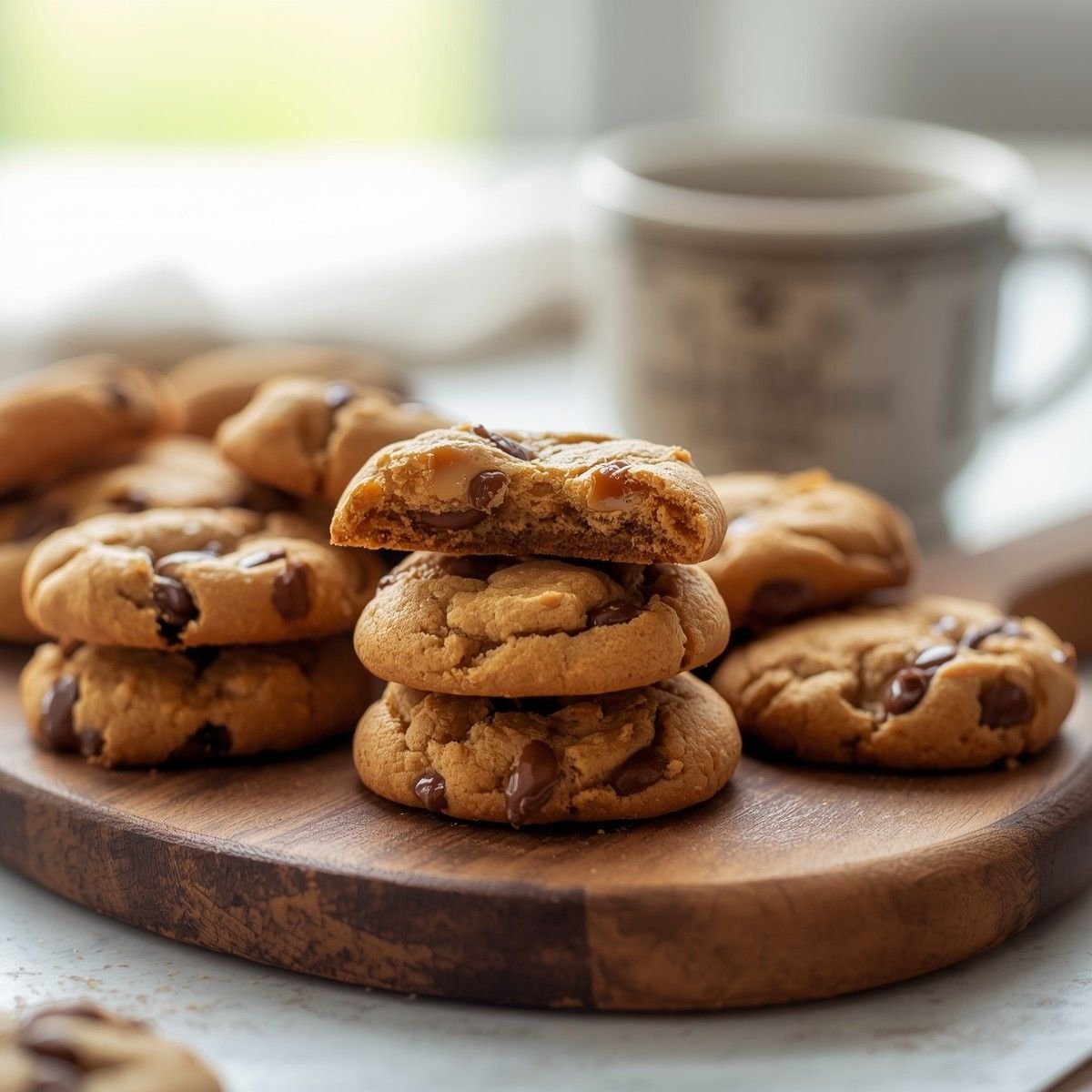Brown Butter Coffee Toffee Cookies