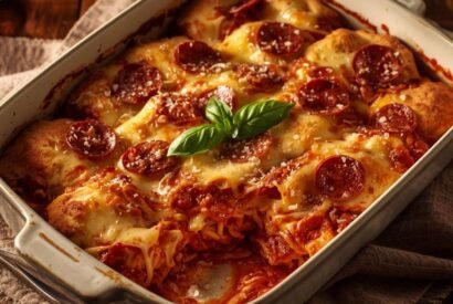 Thumbnail for Easy Pizza Biscuit Casserole – Cheesy, Family-Friendly One-Pan Dinner