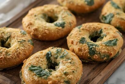 Thumbnail for Savory Spinach & Cottage Cheese Flagels for Every Meal