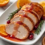Cranberry Orange Glazed Turkey Breast