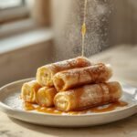 Crispy Caramelized Banana Rice Paper Rolls