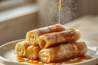 Thumbnail for Crispy Caramelized Banana Rice Paper Rolls