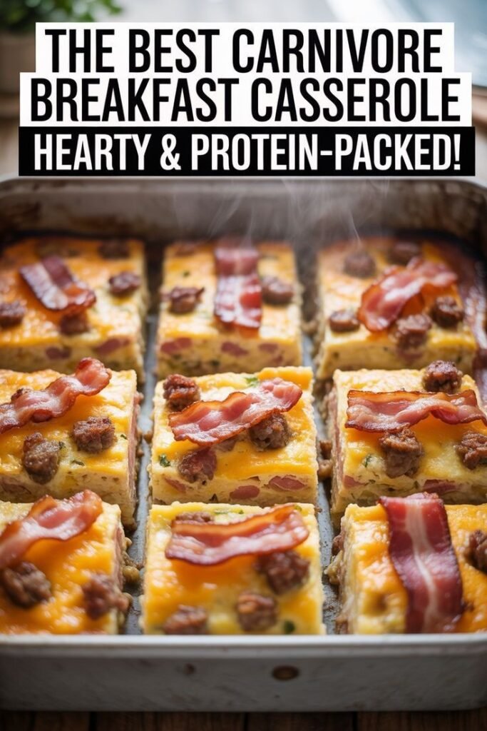 Easy Carnivore Breakfast Casserole