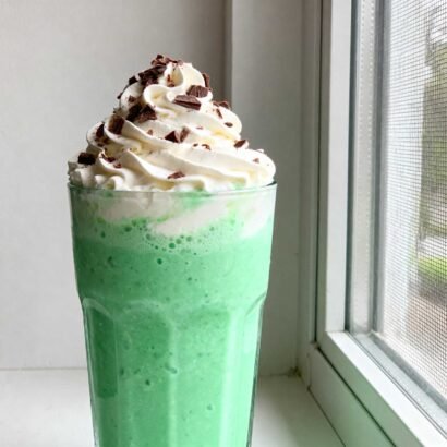Homemade Shamrock Shake