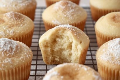 Thumbnail for Japanese souffle cheesecake cupcakes