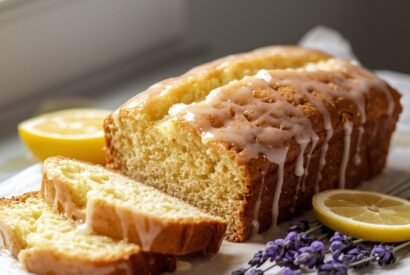 Thumbnail for Lavender Lemon Tea Bread with Zesty Glaze