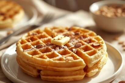 Thumbnail for Crispy 3-Ingredient Keto Waffles — Quick Chaffles with Almond Flour