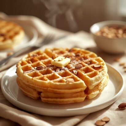 3-Ingredient Keto Waffles