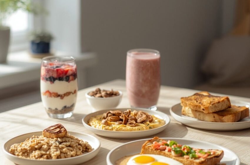 12 Quick High-Protein Breakfast Ideas Ready in 15 Minutes & Support Weight Loss