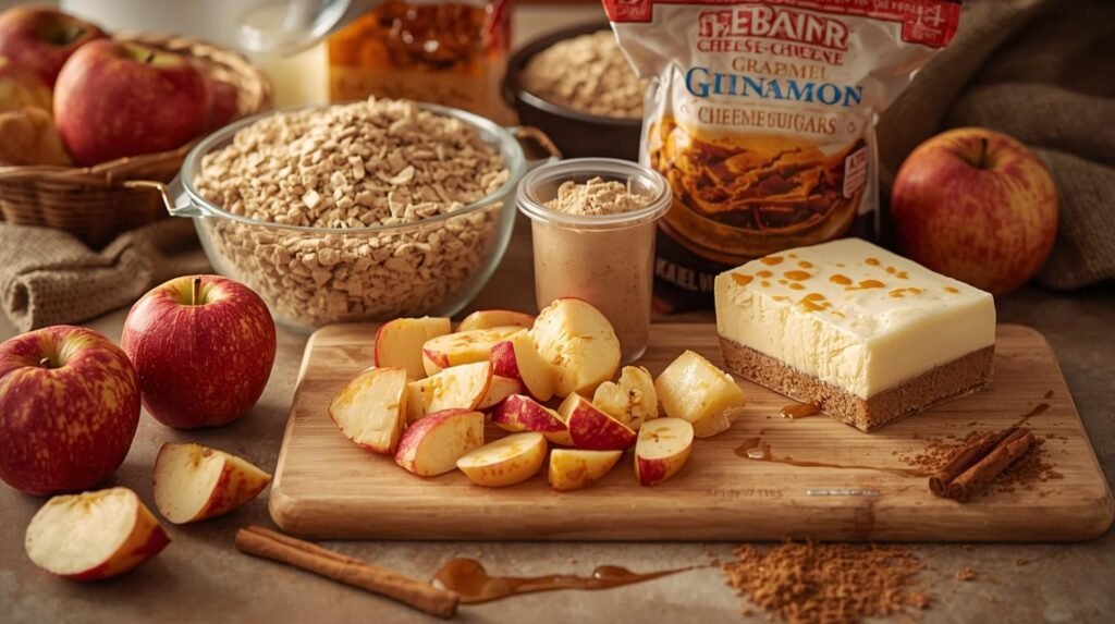 Ingredients Caramel Apple Cheesecake Bars