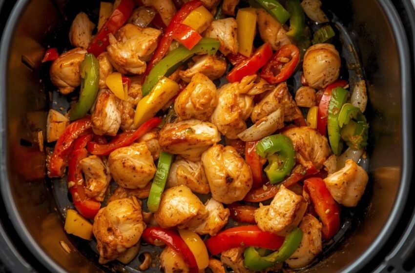 Air Fryer Chicken Fajitas