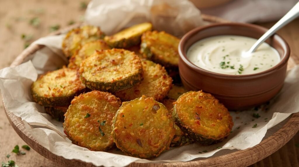 Crunchy & Tangy Air Fryer Fried Pickles