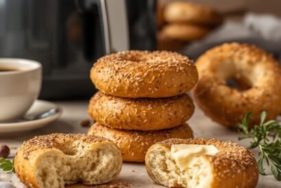 Thumbnail for 3 Ingredient Protein Bagels — Easy Homemade High-Protein Breakfast