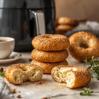 3 Ingredient Protein Bagels