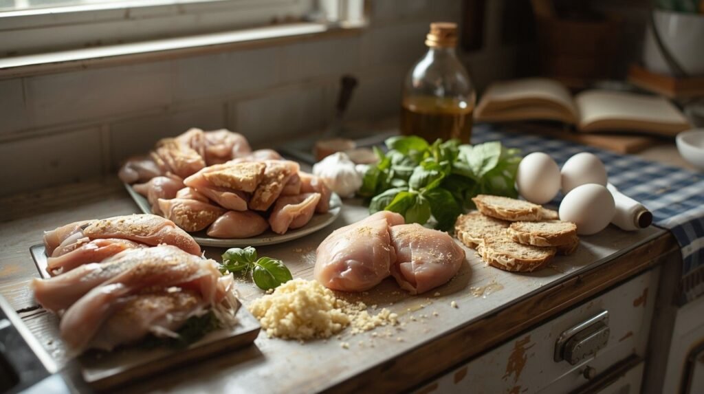Ingredients Parmesan Basil Chicken Cutlets