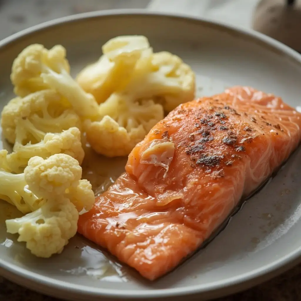Salmon & Cauliflower Plate