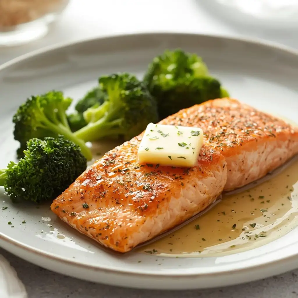 Buttered Salmon & Broccoli Plate