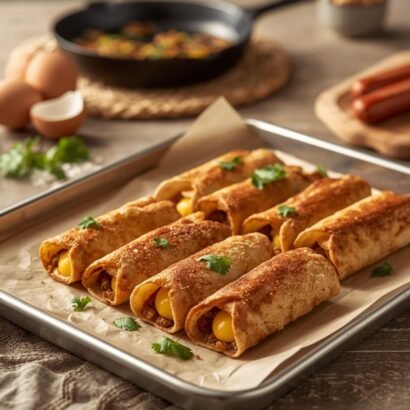 Keto Breakfast Taquitos
