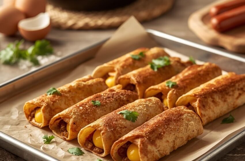 Keto Breakfast Taquitos