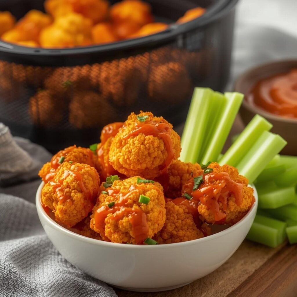 Air Fryer Buffalo Cauliflower
