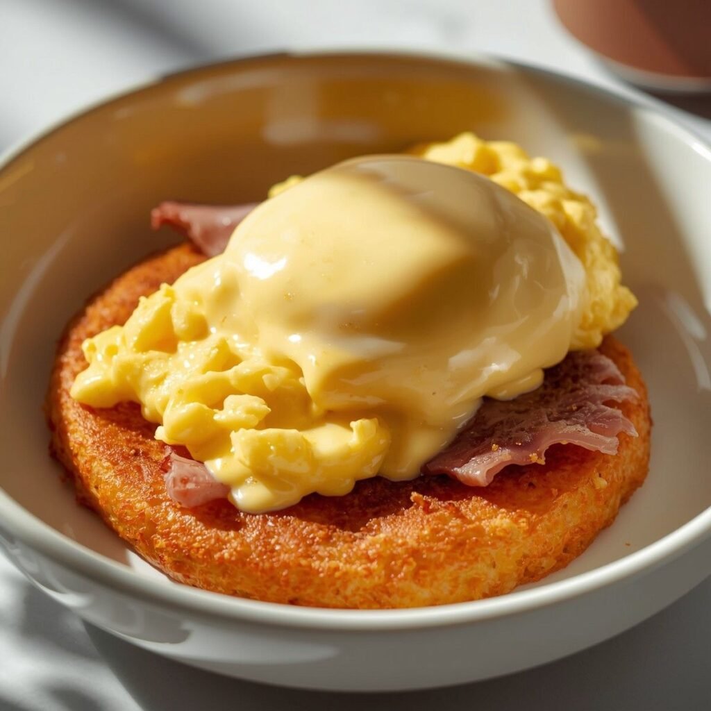Hash Brown Eggs Benedict Bowls